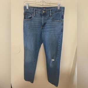 Boys GAP Blue Denim Jeans Size 14 Slim Taper
